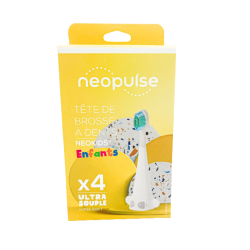NEOPULSE NEOKIDS TEETH BRUSH HEAD - Ultra Soft x4