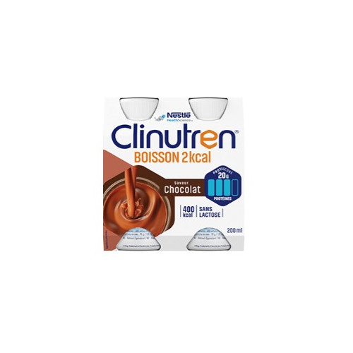 CLINUTREN® BOISSON 2KCAL Vanille - 4 Bouteilles de 200ml