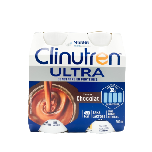 CLINUTREN® ULTRA Chocolat - 4 Bouteilles de 200ml