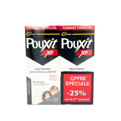 POUXIT XF Anti-Lice & Nits Treatment - Batch of 2x250 ml