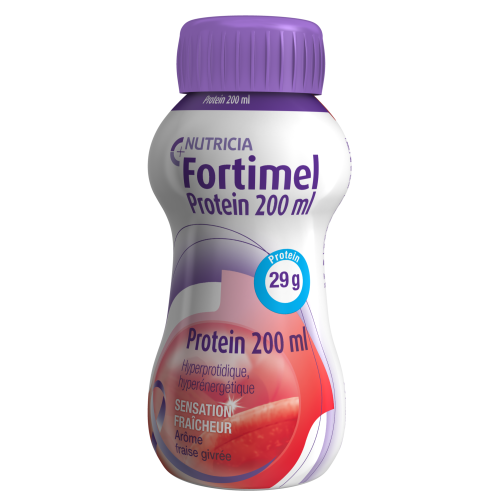 FORTIMEL PROTEIN Strawberry Frosted - 4 Bottles of 200ml