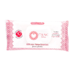 MUSC INTIME Lingettes Intimes Sweet Litchi - 30 pièces