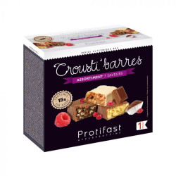 PROTIFAST BARRES Crousti Assortiment - 7 Barres Hyperprotéinées