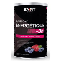 EAFIT BOISSON ÉNERGÉTIQUE -3H Saveur Fruits Rouges - 10x50g