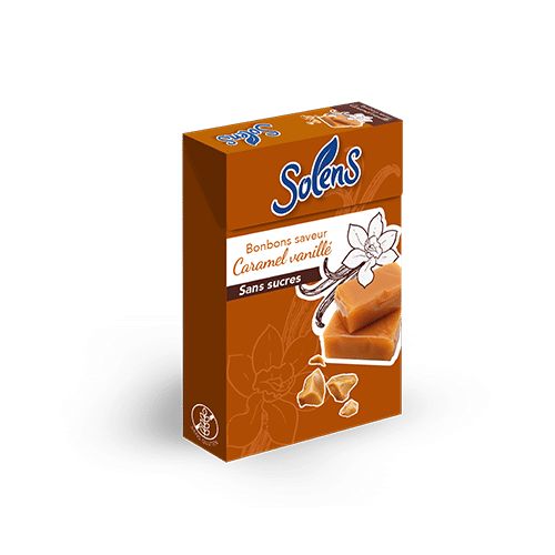 SOLENS BONBONS Caramel Vanillé Sans Sucre - 50g