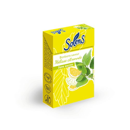 SOLENS BONBONS Mélisse Citronnée Sans Sucre - 50g