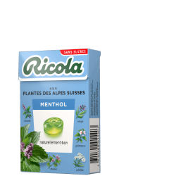 RICOLA MENTHOL Bonbons Sans Sucres 50g