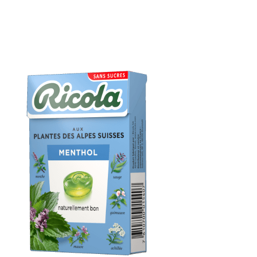 RICOLA MENTHOL Bonbons Sans Sucres 50g