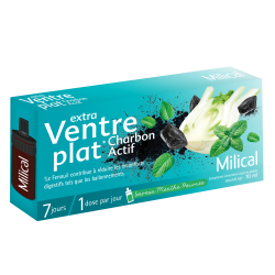 MILICAL EXTRA VENTRE PLAT Peppermint Flavor - 7x10ml