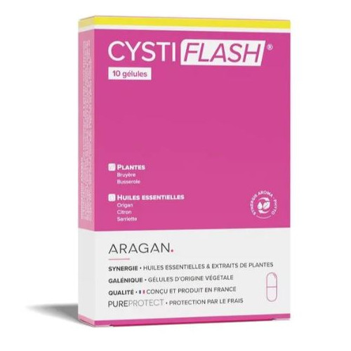 ARAGAN CYSTIFLASH - 10 Capsules