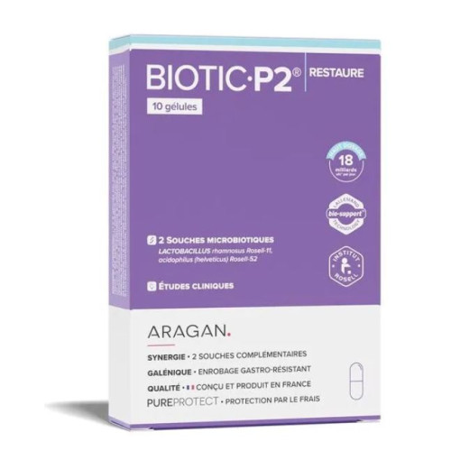 ARAGAN BIOTIC P2 RESTAURE - 10 Capsules