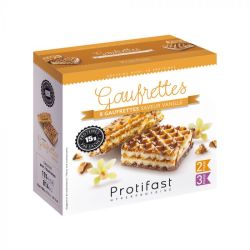 PROTIFAST Gaufrettes Vanille Phase 2/3 - 8 Gaufrettes