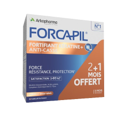FORCAPIL FORTIFIANT KERATINE + 3 Months Program - 180 Capsules
