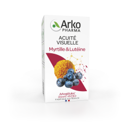 ARKOGELULES VISUAL ACUITY Blueberry & Lutein - 45 Capsules