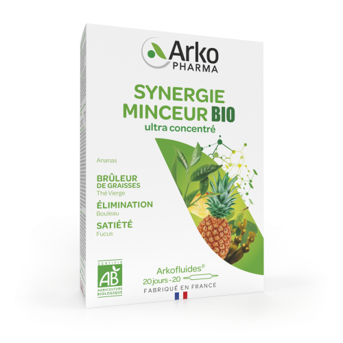 ARKOFLUIDES Organic Slimming Synergy - 20 Ampoules