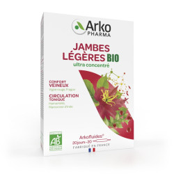 ARKOFLUIDES Organic Light Legs - 20 Ampoules + 10 Ampoules