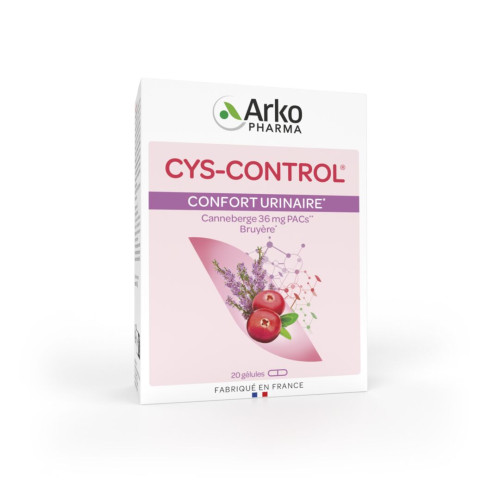 CYS-CONTROL Confort Urinaire Canneberge - 20 Gélules