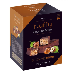 PROTIFAST FLUFFY Chocolat Praliné - 7 Barres