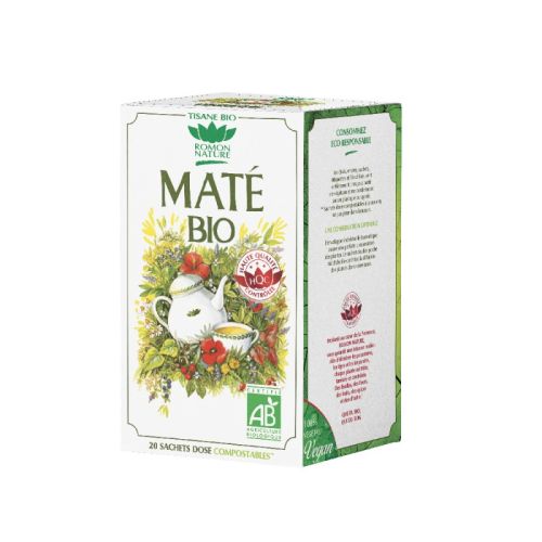 ROMON NATURE Organic Maté Herbal Tea - 20 Sachets