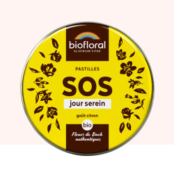 BIOFLORAL PASTILLES SOS Jour Serein BIO Goût Citron - 50g
