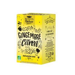 ROMON NATURE TISANE Ginger Lemon Organic - 16 Sachets