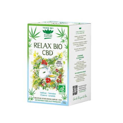 ROMON NATURE Relax Herbal Tea Bio CBD - 20 Sachets