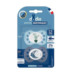 DODIE ANATOMIC SOother A30 0-6 Months Day Night - 2 Soothers