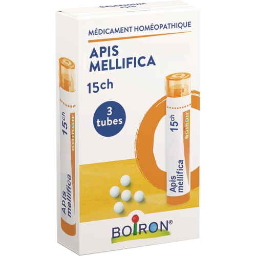 BOIRON APIS MELLIFICA 15CH - Pack de 3 tube-granules