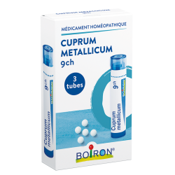 BOIRON CUPRUM METALLICUM 9CH - Pack de 3 tube-granules