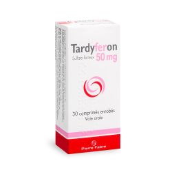 TARDYFERON 50 mg, comprimé pelliculé, boîte de 30