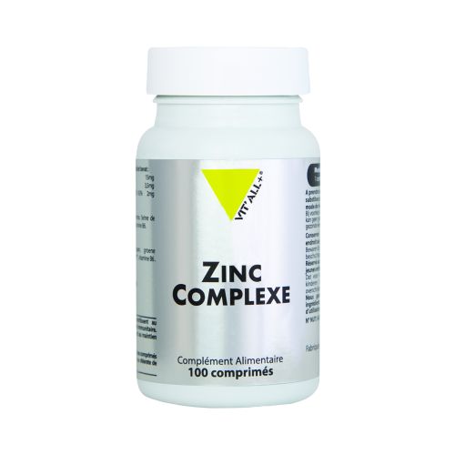 VITALL + ZINC COMPLEX - 100 comprimés