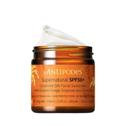 ANTIPODES SUPERNATURAL SPF50+ Crème Solaire Visage Soyeuse -