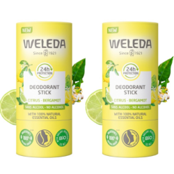 WELEDA Deodorant Stick Citrus-Bergamot - Set of 2x50g