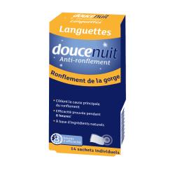 DOUCE NUIT Languettes Anti-Ronflement - 14 Sachets