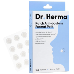DR.HERMA Patch Anti Boutons Format Petit - 24 Patchs