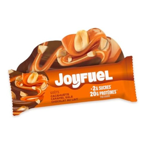 JOYFUEL BARRE PROTÉINÉE Cacahuète Caramel Salé Chocolat Lait -
