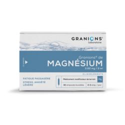 GRANIONS DE MAGNESIUM 3,82mg/2ml - 30 ampoules