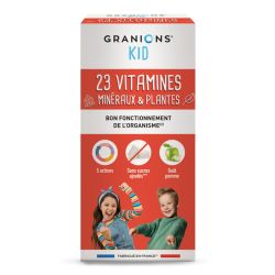 GRANIONS KID 23 Vitamines Minéraux et Plantes - 200ml