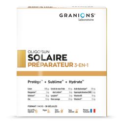GRANIONS SOLAIRE Préparateur 3 en 1 - 30 Gélules