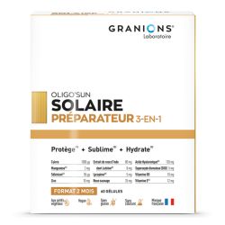 GRANIONS SOLAIRE Préparation 3 en 1 - 60 Gélules