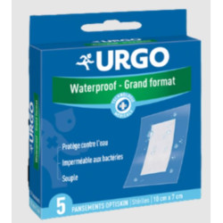 URGO WATERPROOF Grand Format 10x7cm - 5 Pansements