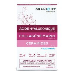 GRANIONSACIDE HYALURONIQUE / COLLAGENE MARIN / CERAMIDES - 60 Comprimés