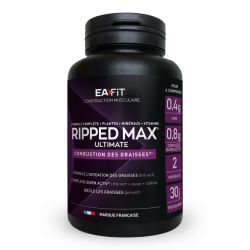 EAFIT RIPPED MAX ULTIMATE Combustions Des Graisses Constructions Musculaires 120 Tablets