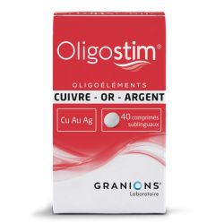 OLIGOSTIM Cuivre Or Argent - 40 comprimés