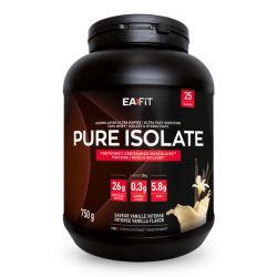 EAFIT PURE ISOLATE Vanilla Flavor Muscle Building 750g