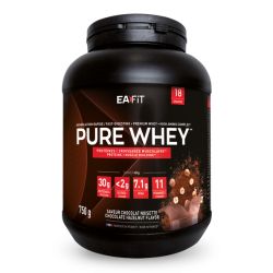 EAFIT PURE WHEY Chocolate Hazelnut Flavor Muscle Building 750g