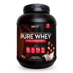 EAFIT PURE WHEY Strawberry Flavour Muscle Building - 750g