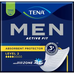 TENA MEN ACTIVE FIT Niveau 2 Médium - 20 Protections Fuites Urinaires