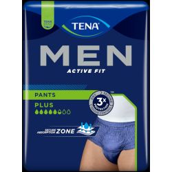 TENA MEN ACTIVE FIT PLUS Size S/M - 9 Pants
