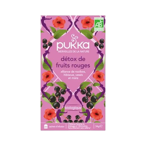 PUKKA INFUSION Detox de Fruits Rouges - 20 Sachets